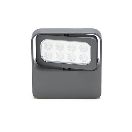 Faretto Led 9w Orientabile Faro Ip65 Esterno Proiettore Luce Giardino Vetrine 230v