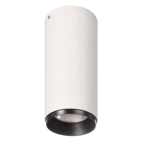 Faretto Spot Soffitto Plafoniera Cilindro Led Cct 10w 2 In 1 3000k 4000k Moderna