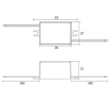 Trasformatore Led Driver Alimentatore Dimmerabile 4 W 4-8v 500ma Lampade Strisce