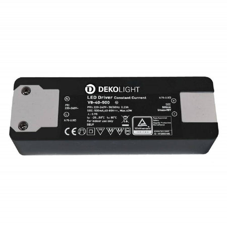 Trasformatore Led Driver Alimentatore Slim 40w 40-80v 500ma Lampade Strisce 230v