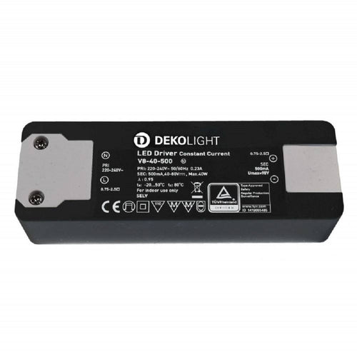 Trasformatore Led Driver Alimentatore Slim 40w 40-80v 500ma Lampade Strisce 230v