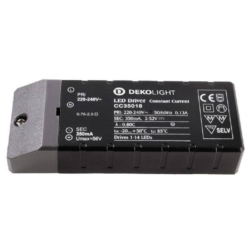 Trasformatore Led Driver Alimentatore Slim 18w 2-52v 350ma Lampade Strisce 230 V
