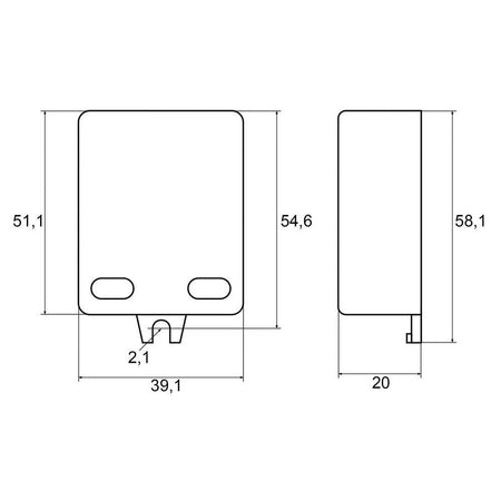 Trasformatore Led Driver Alimentatore Bianco 10 W 13-20 V 500 Ma Lampade Strisce