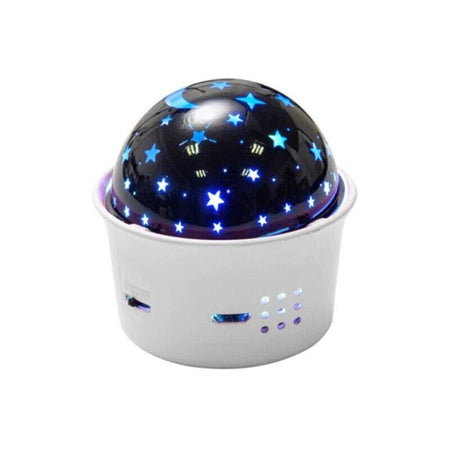 Mini Proiettore Di Stelle Controllo Vocale Led Multicolor Ricaricabile Portatile