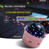 Mini Proiettore Di Stelle Controllo Vocale Led Multicolor Ricaricabile Portatile