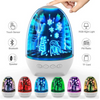 Lampada A Led Luce Notte 3d Cassa Bluetooth Integrata Effetto Fuochi Artificio