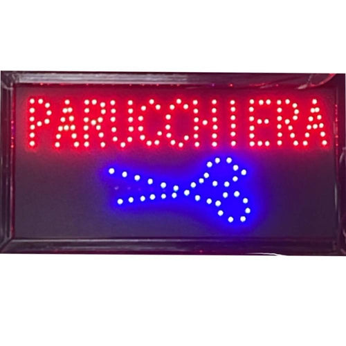 Insegna Luminosa A Led Per Parrucchieri Salone Bellezza Con Scritta Parrucchiera