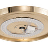 Ventilatore da Soffitto 68W Luce Led 4Pale Richiudibili Dimmerabile Telecomando