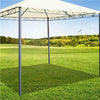 Gazebo Da Giardino 3x3 MT Struttura Metallo Verniciato Tessuto Ecrù Air-Vent