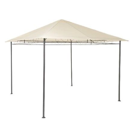 Gazebo Da Giardino 3x3 MT Struttura Metallo Verniciato Tessuto Ecrù Air-Vent