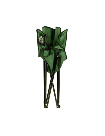2pz Sedia Campeggio Portatile Pieghevole Telo Oxford Sacca con Maniglia H90cm Verde