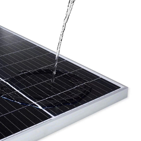 Set 4pz Pannello Per Energia Solare Fotovoltaico Policristallino 100w 18v Batteria