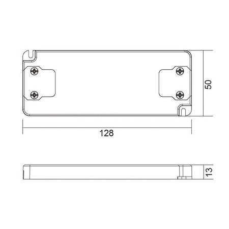 Trasformatore Led Driver Alimentatore Slim 12w 2-24v 500ma Lampade Strisce 230v