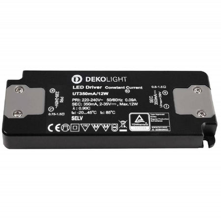 Trasformatore Led Driver Alimentatore Slim 12w 2-35v 350ma Lampade Strisce 230 V