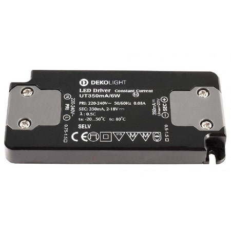 Trasformatore Led Driver Alimentatore Slim 6w 2-18v 350ma Strisce Led Fari 230v