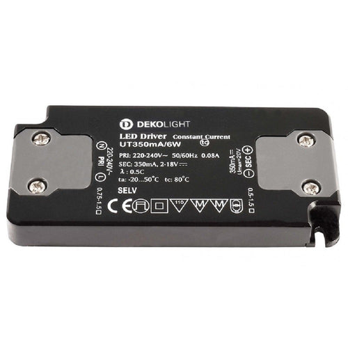 Trasformatore Led Driver Alimentatore Slim 6w 2-18v 350ma Strisce Led Fari 230v