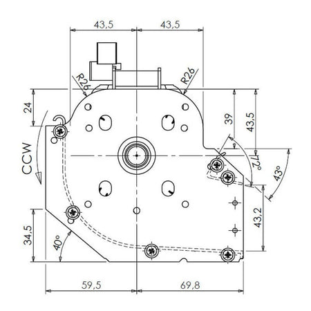 Ventola tangenziale TRIAL 8A130B-001 stufe a pellet 14706094