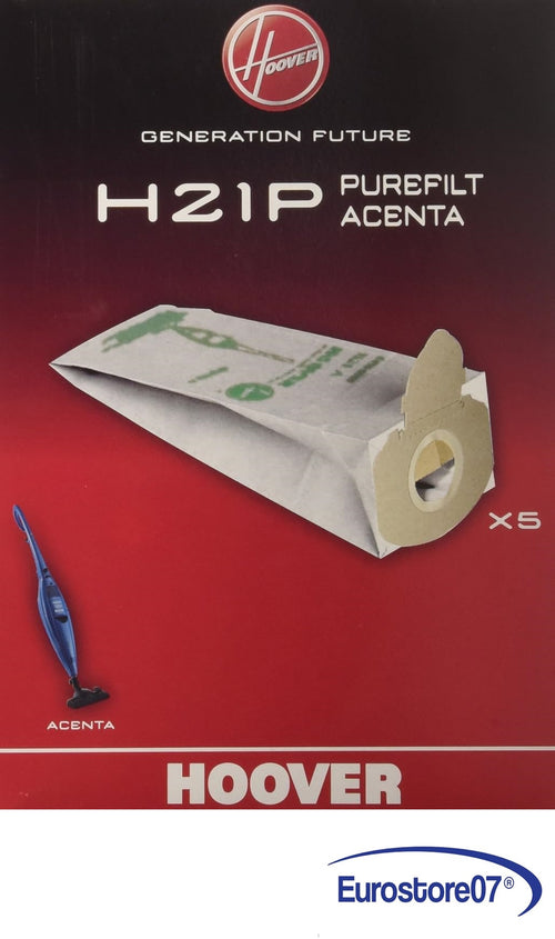5 SACCHETTI HOOVER ACENTA PUREAIR ORIGINALI H 21 P