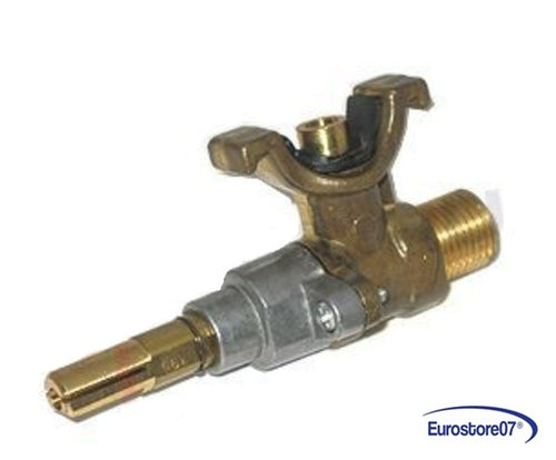 RUBINETTO PER CUCINA A GAS LOFRA IN OTTONE ASTINA = 8 x 6, 5 USCITA = 1/4 GAS