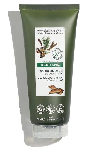 Klorane gel doccia scorza cedr