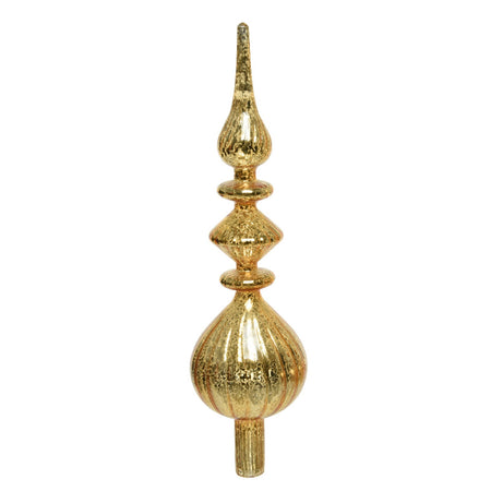 Puntale per albero di Natale con sfere in vetro decorazione e addobbo da 35 cm