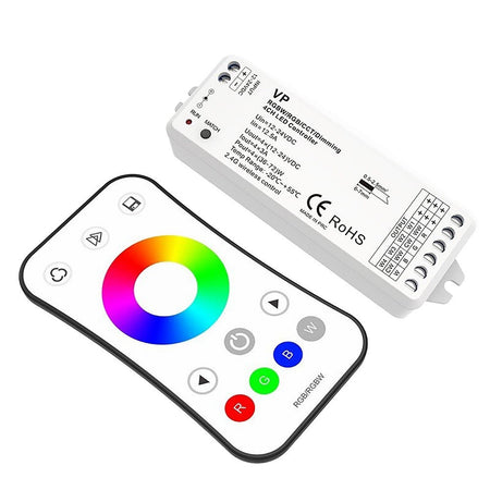 Centralina Vp Controller Rf 15a 4ch Dimmer 288w Strisce Luci Led Telecomando Rgbw