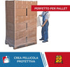 Film Estensibile Pellicola Trasparente Rotolo Manuale Per Imballo 160mx23myx50cm