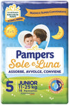 Pampers sole&luna flash j 16pz