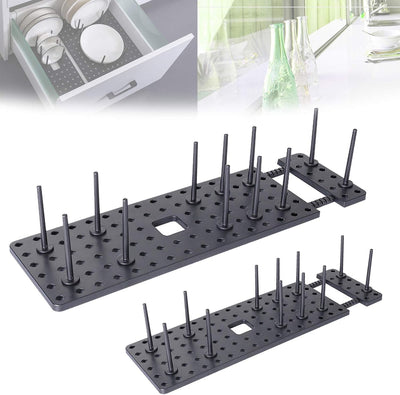 2 Organizer Divisori Separatori Per Cassetti Mobili Cucina Stoviglie Regolabili