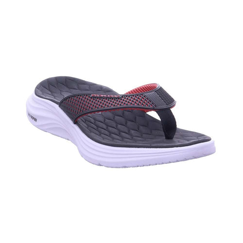 SKECHERS VAPOR FOAM SANDAL - SAYTO Infradito uomo nero rosso
