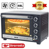 Forno Elettrico Ventilato 48 LT con Girarrosto Luce Interna Timer 2000W