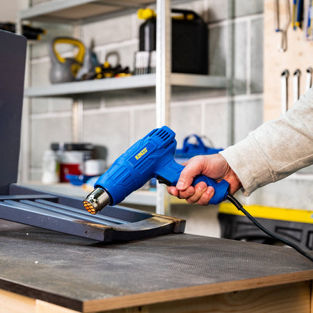 Pistola Termica Aria Calda 2000W 230V Regolabile 350°-600° per Sverniciare Bricolage