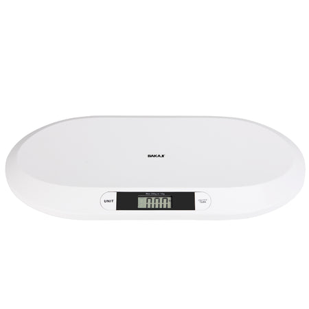 Bilancia Bambini Neonati Digitale LCD Peso max 20kg Bianco 55x33x4cm