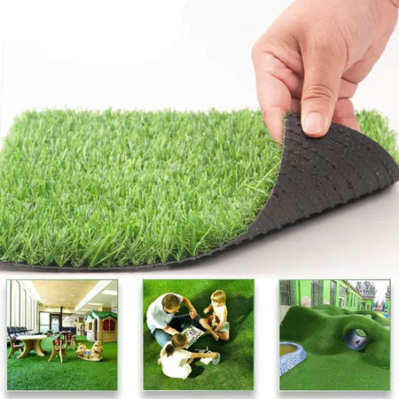 Prato Sintetico Erba finta 30mm Drenante 1.5x10MT Esterno Giardino Terrazzo Resistente