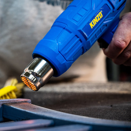 Pistola Termica Aria Calda 2000W 230V Regolabile 350°-600° per Sverniciare Bricolage