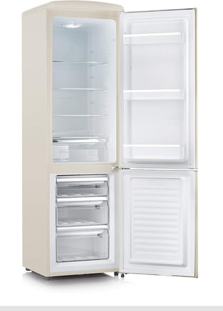Frigorifero Retrò doppia porta combinato Severin Crema RKG 8919