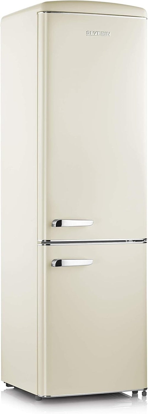 Frigorifero Retrò doppia porta combinato Severin Crema RKG 8919