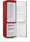 Frigorifero Retrò doppia porta combinato Severin Rosso RKG 8917