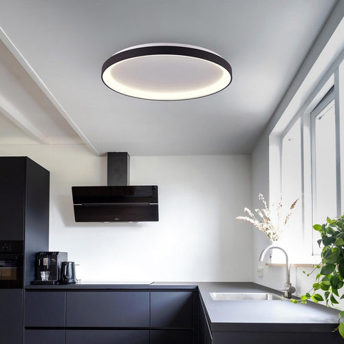 Plafoniera Tonda Moderna Led Cct 30 W Luce 3000k 4000k Soffitto Parete 230v 38cm
