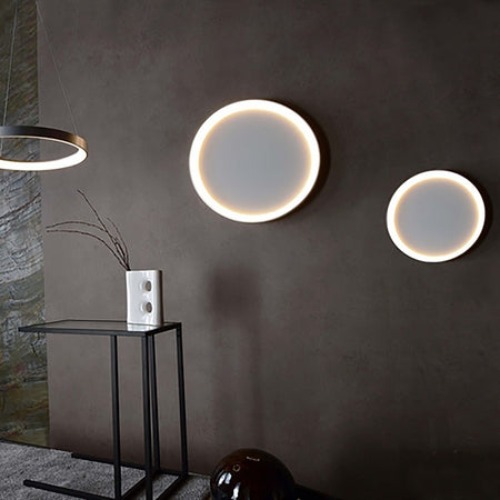 Plafoniera Tonda Moderna Led Cct 30 W Luce 3000k 4000k Soffitto Parete 230v 38cm