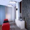 Plafoniera Tonda Moderna Led Cct 30 W Luce 3000k 4000k Soffitto Parete 230v 38cm