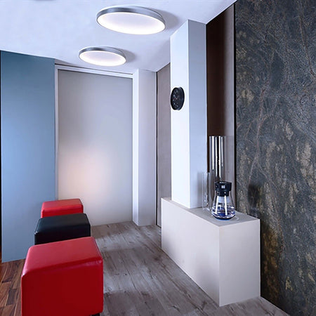 Plafoniera Tonda Moderna Led Cct 30 W Luce 3000k 4000k Soffitto Parete 230v 38cm
