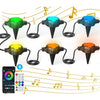 Catena Luminosa Solare Crepuscolare Led Rgb Rgbw Smart Bluetooth Ip65 Luce 13 Mt