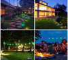 Catena Luminosa Solare Crepuscolare Led Rgb Rgbw Smart Bluetooth Ip65 Luce 13 Mt