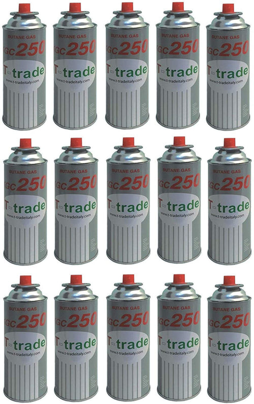 Cartuccia BOMBOLETTA - 15 PZ - Gas GPL 250 GR - STUFETTA O FORNELLO Bistro - FRA