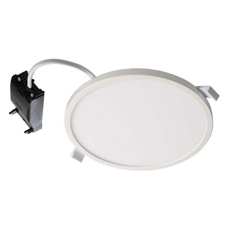 Plafoniera Tonda Moderna Incasso 18 Cm Faretto Pannello Led 12 W Luce Calda 230v