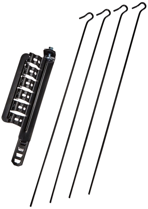 STENDIBIANCHERIA PER STUFA COLORE NERO - REGOLABILE DA 8 A 13 CM - DF 702083
