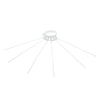 STENDIBIANCHERIA PER STUFA COLORE BIANCO - REGOLABILE DA 8 A 13 CM -DF 702082
