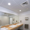 Plafoniera Tonda Incasso 10cm Faretto Led 7w Moderno Pannello Luce Calda Soffitto