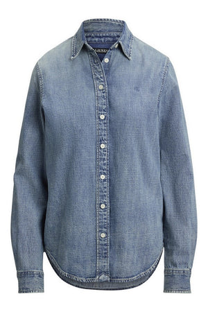 Ralph Lauren Camicie Denim chiaro da donna